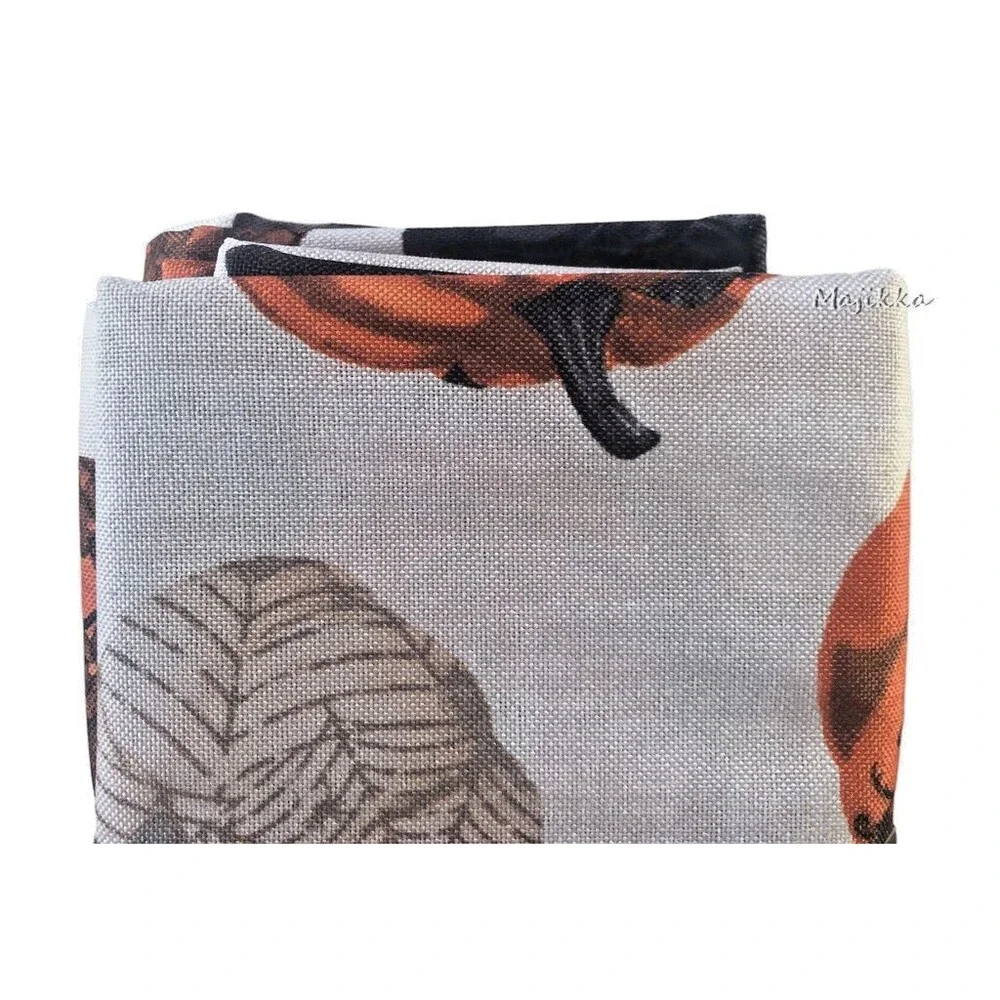 Rachel Zoe Halloween Pumpkins Napkins Easy Care Thanksgiving 18X18